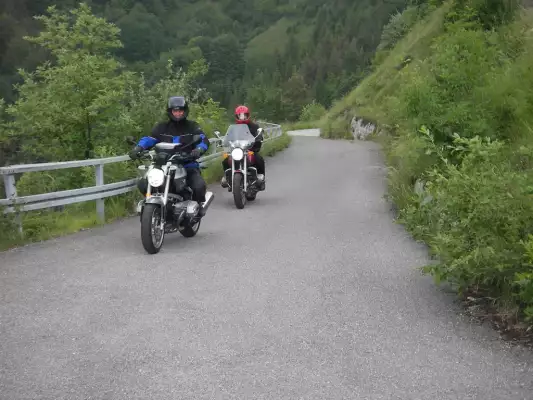 Startklar für eine Motorradtour im Westerwald!