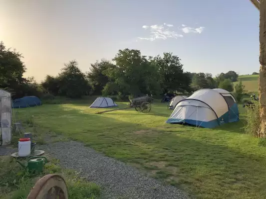 Der Motorrad-Campingplatz vom Apex Moto Camp